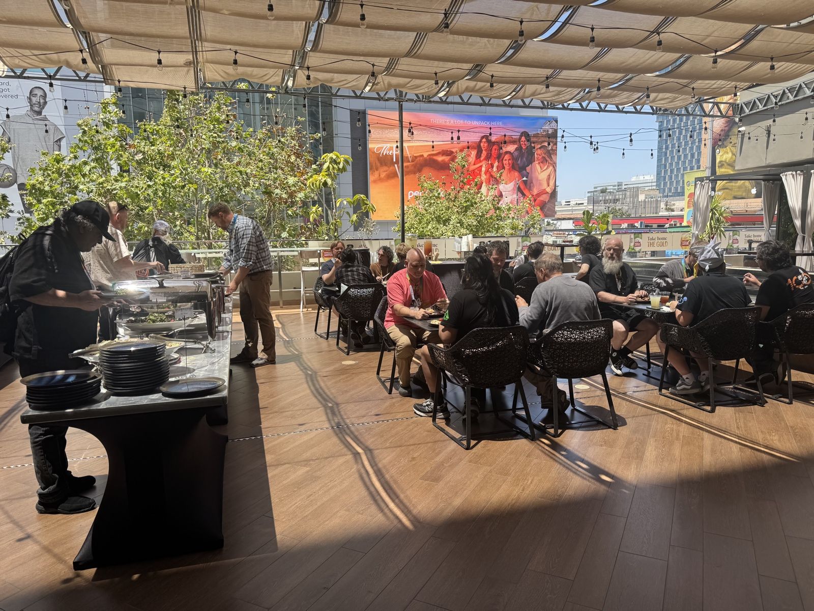 Lunch served onsite at AlmaLinux Day: LA