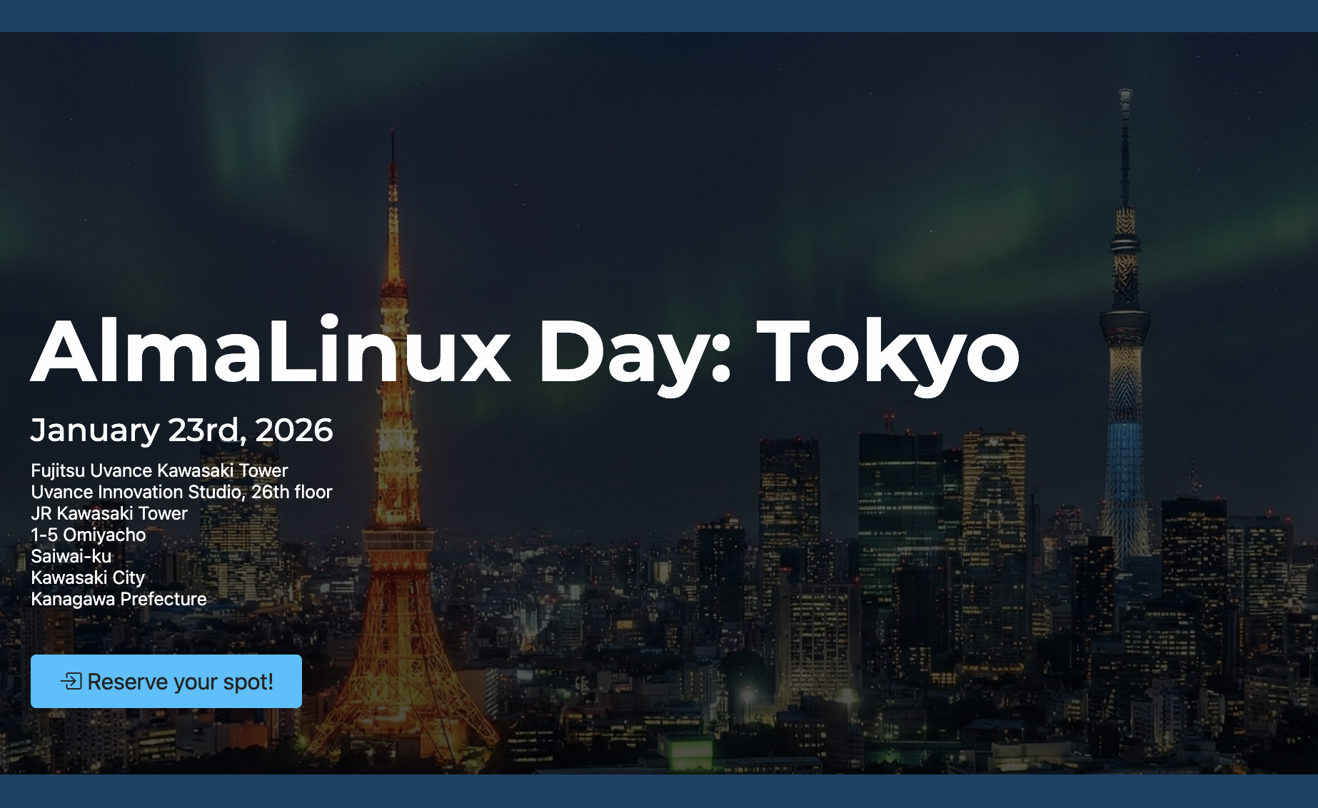 a header image that shows the event details