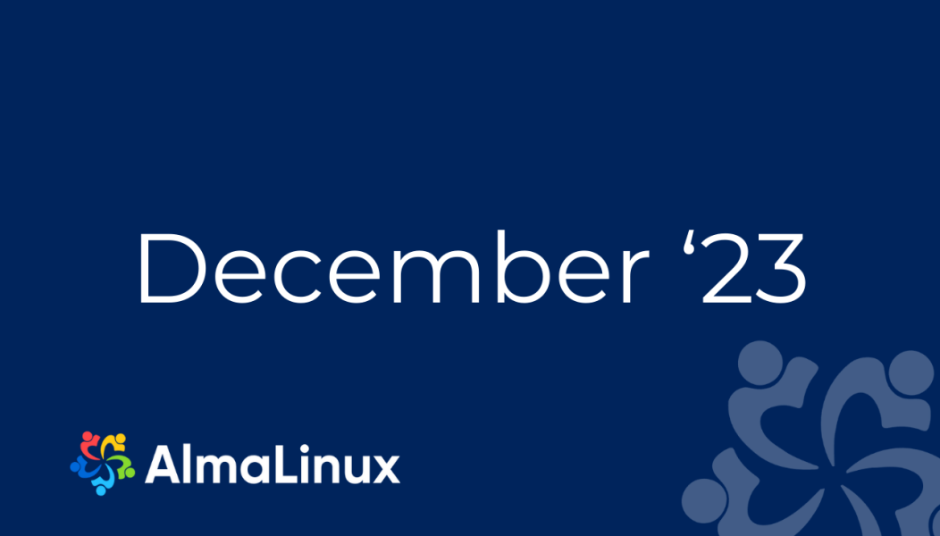AlmaLinux News for December '23